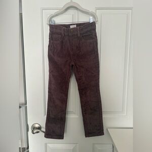 Jamie Kay Alexis Corduroy Pants - Deep Wine/Plum
